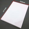100 Sheets A4 Non-Adhesive Print Paper Blank Writing Adhesive Laser Inkjet Print Label Paper, Glossy, Matte