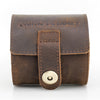 Contacts Family CF1125 Single Watch Position Crazy Horse Leather Watch Box Round Watch Storage Box, CF1125