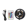 LED Light Strip 16 Color Remote Control RGB Light Belt USB Symphony Neon Decorative Soft Light Bar, 2m, 3m, 4m