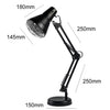 Household 150-watt Infrared Simple Physiotherapy Lamp With Metal Long Arm US Plug, Button Switch (Black), Button Switch (White), Timing Temperature Adjustment (White), Timing Temperature Adjustment (Black)