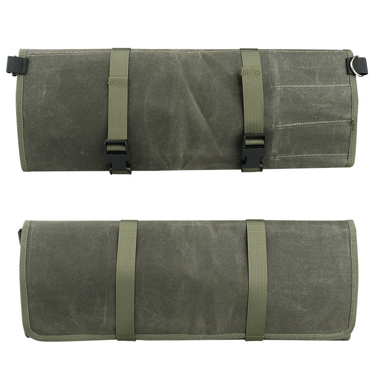 Oil Wax Canvas Roll Chef Knife Storage Bag, Knife Storage Bag