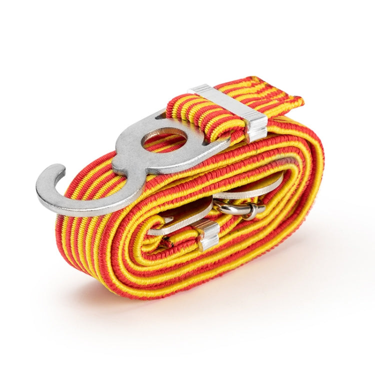 Motorcycle Bicycle Trunk Bundle Tape Pull Goods Straps Elastic Rope Rubber Band Luggage Rope, Colour: 1m (Black)