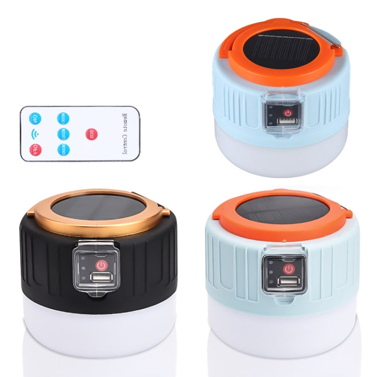Solar Camping Light Household Outdoor LED Lighting Bulb Light, Style:, 508 Remote Control (Blue Orange), 509 Charging (Blue Orange)