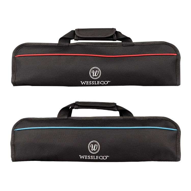 WESSLECO Kitchen Cutter Storage Bag Portable Knife Tool Bag, WESSLECO Red, WESSLECO Blue