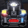 TG-TD009 LED Strong Headlamp Head-Mounted USB Rechargeable Zoom Sensor Headlamp, White Light, Yellow Light