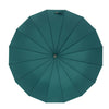 16 Bone Plain Straight Umbrella Small Fresh Long Handle Umbrella, High Indigo, Grapefruit Pink, Matcha Green, Orange, Apricot, Dark Blue, Mint Green, Charm Blue, Ginger, Red Wine, Violet, Classic Black, Vanilla Green, Wood Handle High Indigo�����������...