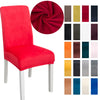 Simple Soft High Elastic Thickening Velvet Semi-Interior Chair Cover Hotel Chair Cover