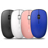 Rapoo M200G 1300 DPI 3 Keys Silent Wireless Mouse, White, Pink, Blue, Gray