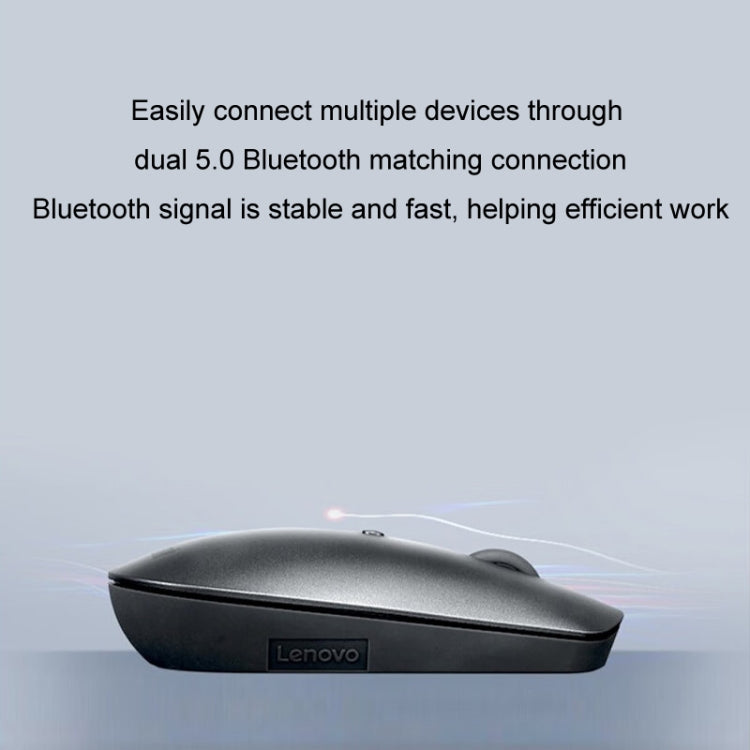 Lenovo ThinkBook Dual Bluetooth 5.0 Wireless Mouse Compact Portable Ultra Slim Office Mouse
