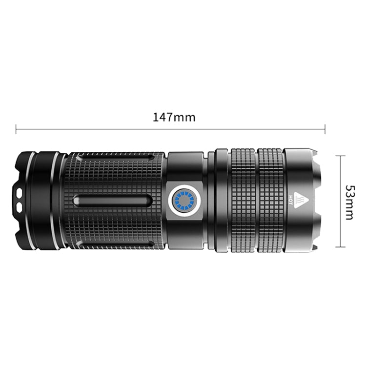 X3 RGB Atmosphere Zoom 4-Color Photography Fill-In Flashlight, X3(White-Ice Blue-Yellow-Gold Yellow)