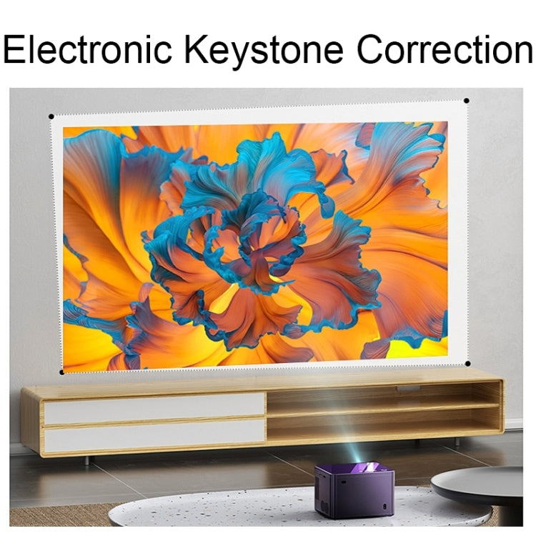 K1 1080P HD Motorized Focus Projector Home 5G Dual-Band WiFi Wireless Projector