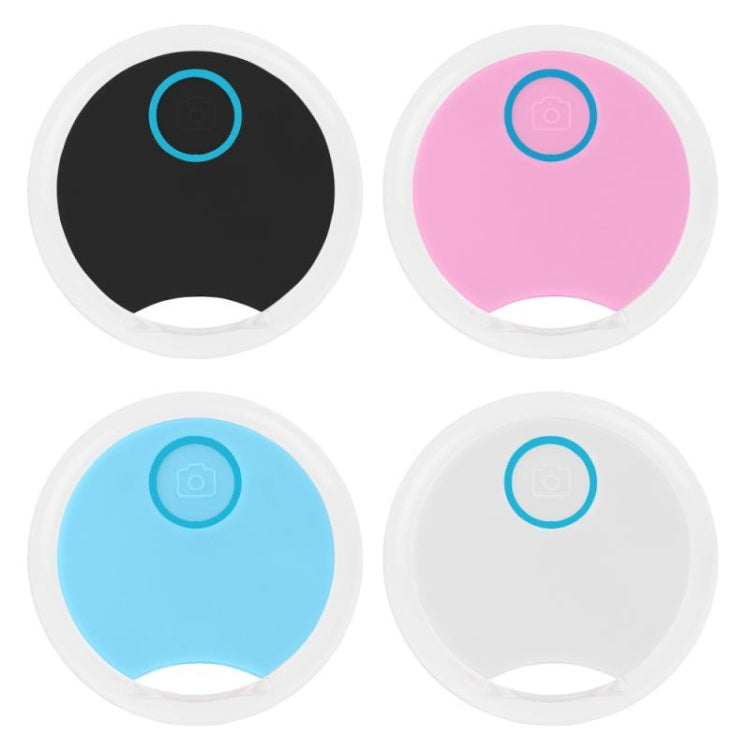 2 PCS S8 Round Bluetooth Anti-Lost Device Key Luggage Tracking Device Two-Way Alarm, Black, White, Blue, Pink