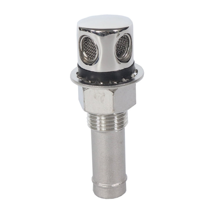 Fuel Breather Vent Straight 316 Stainless Steel  Boat Cabin Oiling Fueling Oil Port Vent Accessories, Fuel Breather Vent