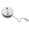 38mm Stainless Steel Boat Deck Fill Filler Replacement Cap + Chain Boat Replacement Accessories, Cap + Chain