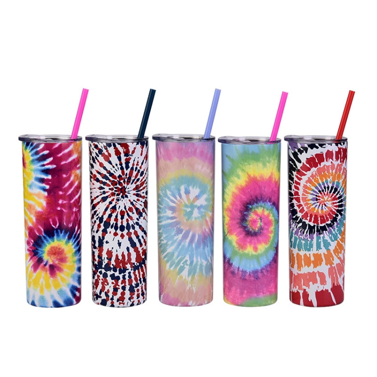 Stainless Steel Cup Double Dye Hot Water Cup With Straw, TD1, TD2, TD3, TD4, TD5