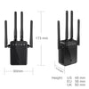 M-95B 300M Repeater WiFi Booster Wireless Signal Expansion Amplifier, Black - US Plug, Black - EU Plug, Black - UK Plug, White - US Plug, White - EU Plug, White - UK Plug