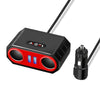2 PCS Car Cigarette Lighter 1 In 2 Auto Multi-Function Mobile Phone Charger, 1 In 2