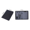 KC601 A4 Multifunctional Portable Folder Business Zipper Bag Leather Folder, Style:, No Chargeable No Calculator No Memo Pad (Black), No Chargeable No Calculator No Memo Pad (Dark Blue), No Chargeable No Calculator No Memo Pad (Gray)�������������������...