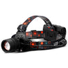 T40 P50 Lamp Beads Headlight USB Rechargeable Zoom Outdoor Strong Headlight,Specification:, Without Battery