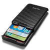 New-Bring  Carbon Fiber Metal Card Holder Male Personality Card Holder Anti-Theft  RFID Ultra-Thin Small Card Box, RFID Card Box