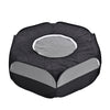 Folded Small Pet Fence Outdoor Workout Game Crawling Small Animal Tent, Specification? With Cover and Side Cloth (Black)