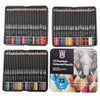 72 Color Lead Iron Box Set Environmentally Friendly Oily Color Lead Stationery Art Supplies, 2B