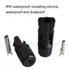 10 Sets MC4 Solar Photovoltaic Connector Waterproof Flame-Retardant Socket, MC4