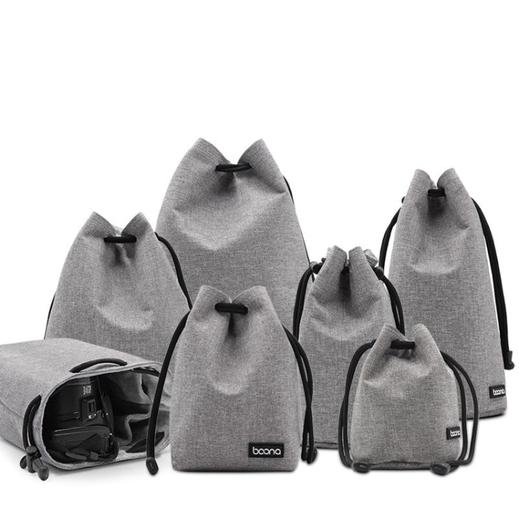 Benna Waterproof SLR Camera Lens Bag  Lens Protective Cover Pouch Bag, Round Small, Round Medium, Round Large, Square Small, Square Medium, Square Large