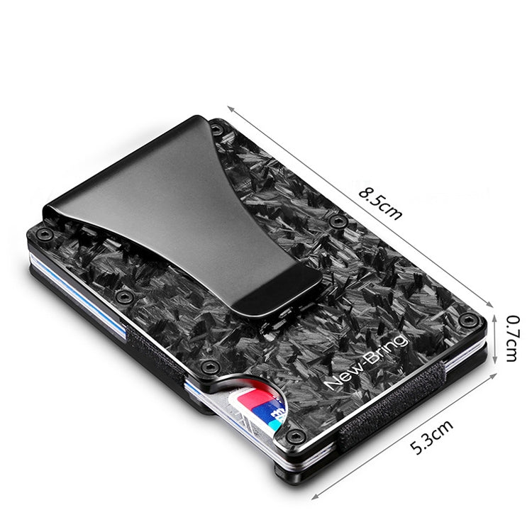 New Bring  Metal Card Holder Men Ultra-Thin Anti-Theft Compact Wallet Card Holder, Anti-Theft Card Holder