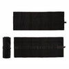12 Holes Pure Black Handmade Canvas Roll Pen Bag Large Capacity Boy And Girl Sketch Color Pencil Curtain, 12 Holes, 24 Holes, 36  Holes, 48  Holesk, 72 Holes, 108 Holes