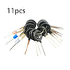 11 PCS Car Extractor Terminal Removal Tool Kit Electrical Wiring Crimp Connector Puller Release Pin Extractor Kit, 11 In 1
