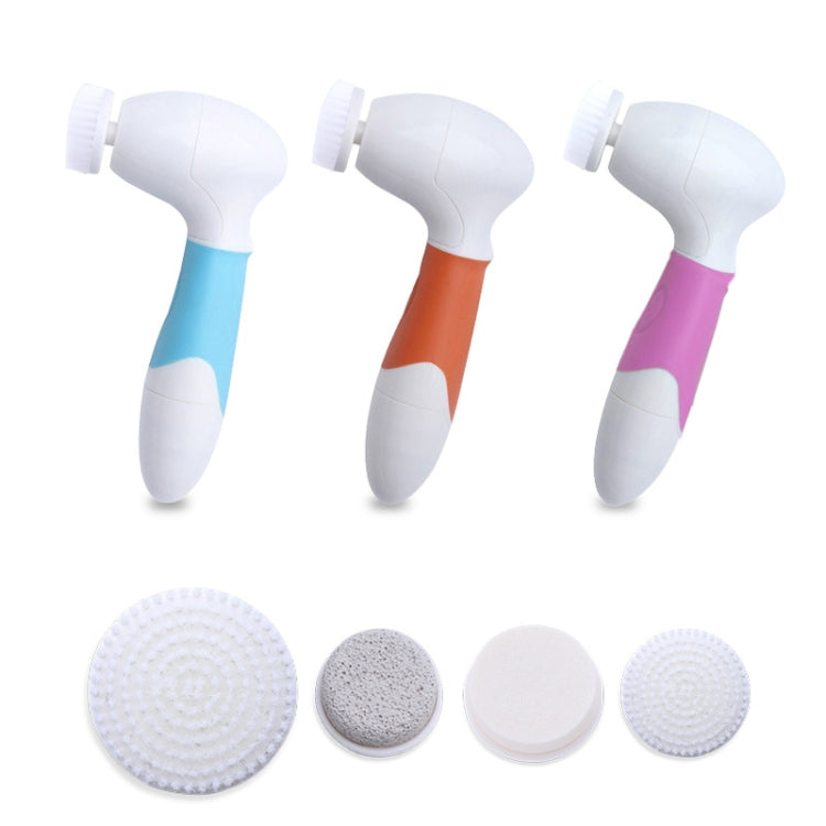 CNAIER AE-8288A 4 In 1 Face Washing Device Household Waterproof Facial Cleaner Electronic Beauty Device, Blue, Orange, Pink