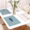 Mediterranean Simple Fresh Geometric Placemat Potholder Table Mat