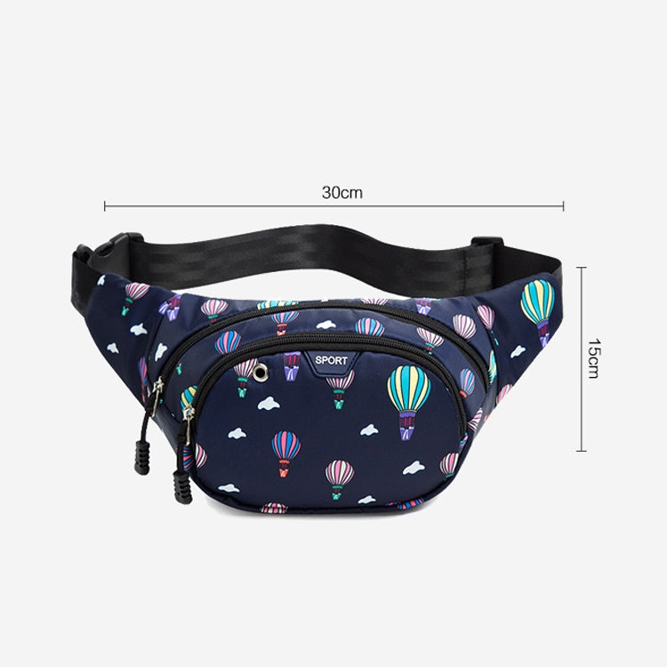 Ladies Sports Running Waist Bag Outdoor Leisure Cashier Wallet, 10 inch