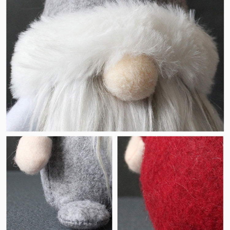 Faceless Doll With Hat Christmas Dwarf Plush Doll, Love, Snowflake, Stars