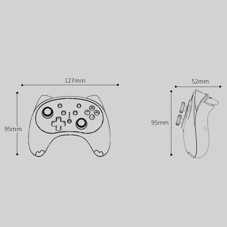 IINE Voice Wake-Up Bluetooth Handle Wireless Cat Shape Handle For Nintendo Switch
