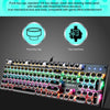 104 Keys Green Shaft RGB Luminous Keyboard Computer Game USB Wired Metal Mechanical Keyboard, Cabel Length:1.5m, Style:, Ordinary Version (Black), Ordinary Version (White), Double Imposition Version (White Pink), Double Imposition Version (Pink White)�...