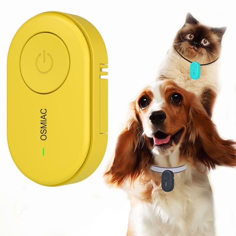 Pet Insect Repellent Collar Portable Cat And Dog Hanging Neck Mosquito Repellent In Addition To Fleas & Lice & Mites And Ticks(Yellow)