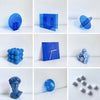 Blue Ball Magic Square Studio Background Ornament Photo Props, Translucent Blue Round Sheet, Translucent Blue Cross Circle, Blue Round Acrylic Ornament, Blue Square Acrylic Ornament, Acrylic Clock, Translucent Acrylic Clock, Blue Ball Rubik Cube�������...