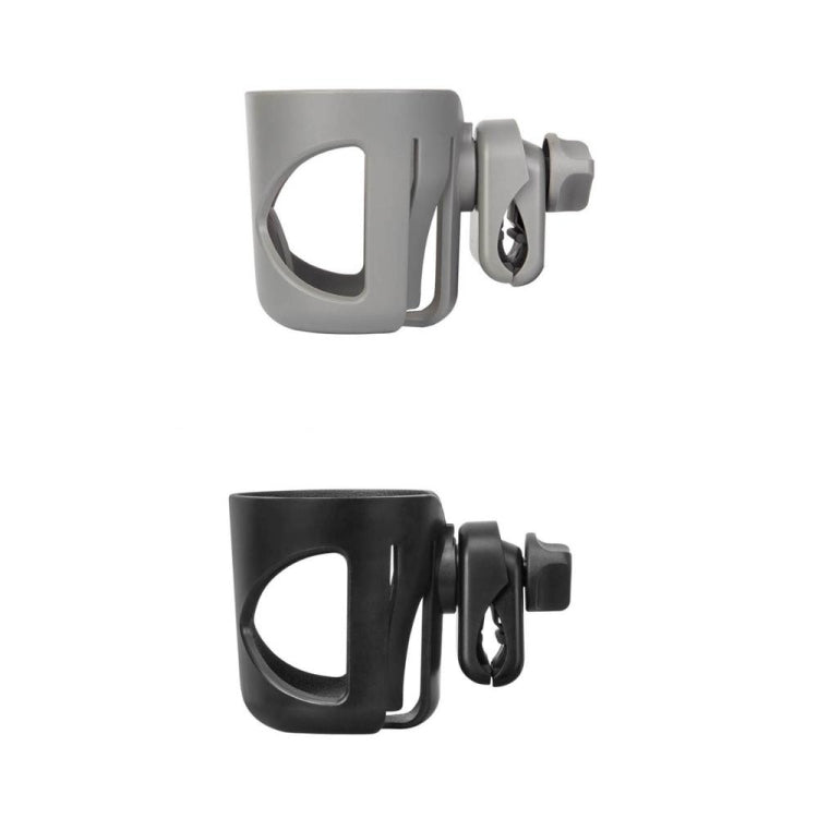 J4035 Stroller Cup Rapid Fixed Stroller Bottle Frame ABS Stroller Water Cup Rack, Black, Gray