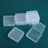 20 PCS Square Plastic Box With Cover Transparent Storage Box PP Parts Tool Box Electronic Component Accessories Box