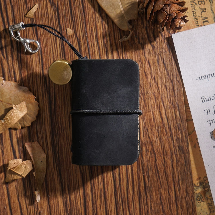 Ultra-Small Mini TN Hand Account Book Leather Notebook Portable Travel ...