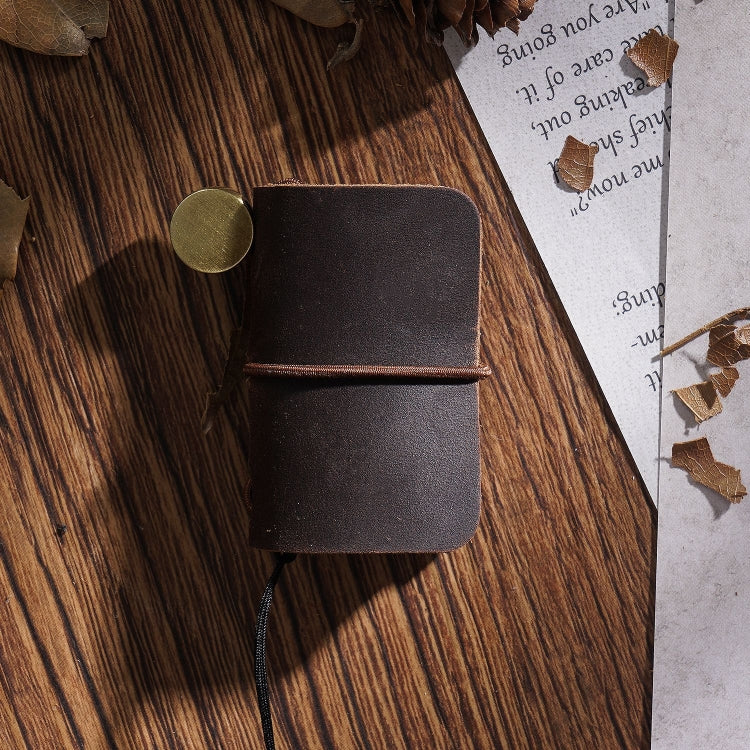 Mini Tn Notebook Ultra-Small Mini TN Hand Account Book Leather Notebook Portable Travel ...