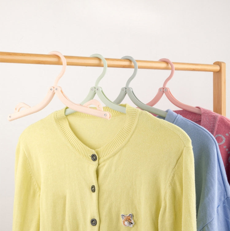 3pcs Portable Travel Folding Hanger Multi-Function Plastic Drying Rack, 3pcs Pink, 3pcs Green, 3pcs Beige, 3pcs Blue
