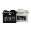 Fish Tank Digital Thermometer Waterproof Probe Electronic Measuring Thermometer, Line Length: 5m (Black), 1m (Black), 1m (White), 2m (Black), 2m (White), 5m (Black)
