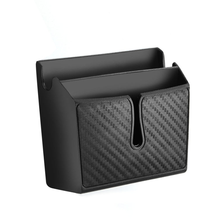 DM-020 Car Sticky Carbon Fiber Storage Bag Car Mobile Phone Storage