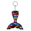 10 PCS Reflective Mermaid Keychain Sequins Mermaid Tail Accessories