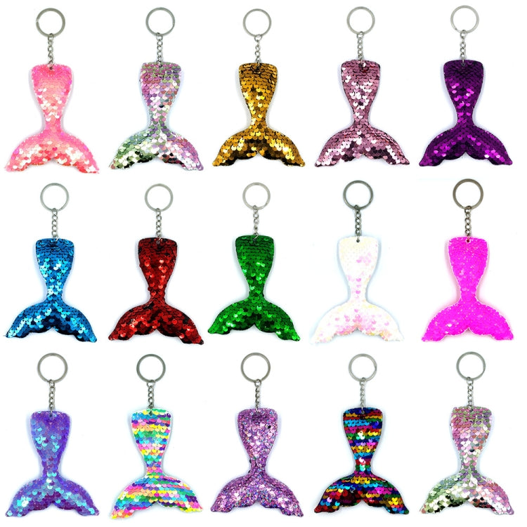 10 PCS Reflective Mermaid Keychain Sequins Mermaid Tail Accessories Car Luggage Pendant, Colorful 33, Red 17, Pink 3, Blue 2, Purple 31, Green 46, Colorful 47, AB Purple 60, Colorful Purple 61, Pink 59, Candy Color 63, AB Colorful 16, Royal Blue 5�����...