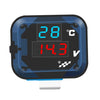 12-24V Motorcycle Modified Electronic Meter Voltage Temperature Table