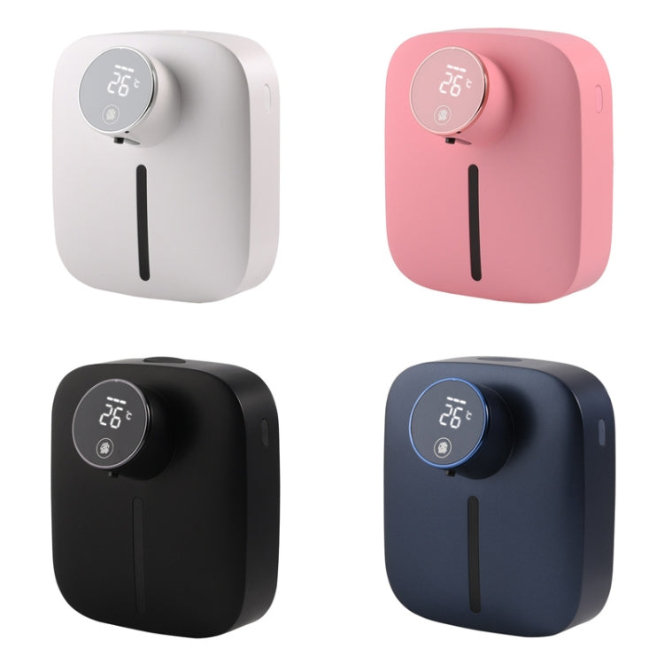 X101 Intelligent Automatic Sensor Soap Dispenser USB Rechargeable Wall-Mounted Foam Hand Washing Machine, White, Pink, Black, Blue